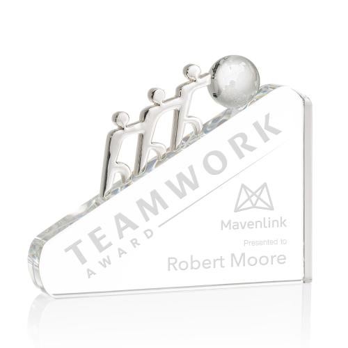 Corporate Awards - Sales Awards - Synergy Spheres Crystal Award