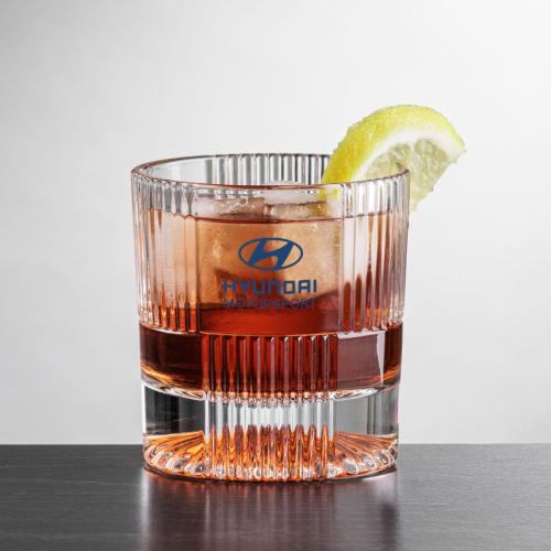 Corporate Recognition Gifts - Etched Barware - Blackwell OTR - Imprinted