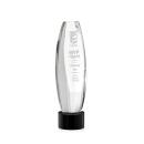 Hoover Black on Marvel Base Obelisk Crystal Award