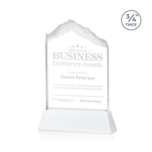 Corporate Awards - Sales Awards - Everest White on Newhaven Peak Crystal Award