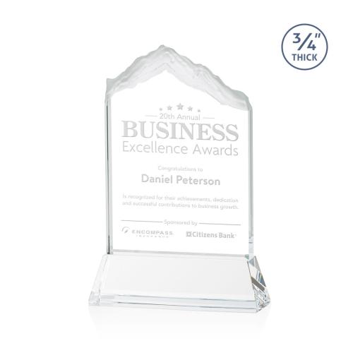 Corporate Awards - Sales Awards - Everest Starfire on Newhaven Peak Crystal Award