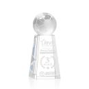 Soccer Ball Spheres on Novita Base Crystal Award