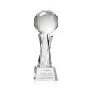 Baseball Clear on Grafton Base Spheres Crystal Award