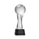 Baseball Black on Grafton Base Spheres Crystal Award