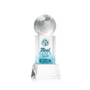 Soccer Ball Full Color Clear on Belcroft Spheres Crystal Award