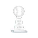 Edenwood Baseball Clear Obelisk Crystal Award