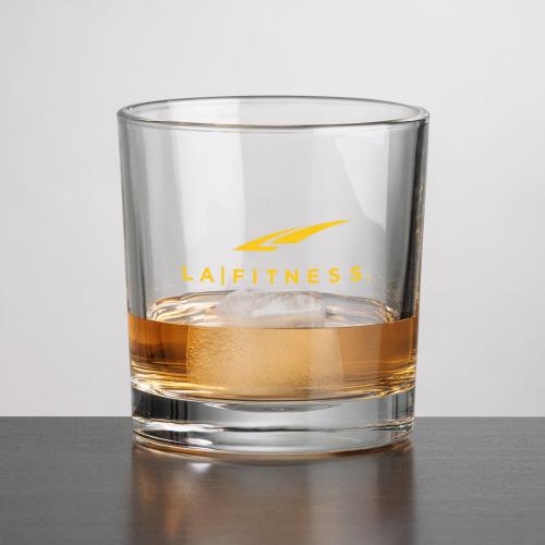 Corporate Recognition Gifts - Etched Barware - Whitlock OTR/DOF - Imprinted