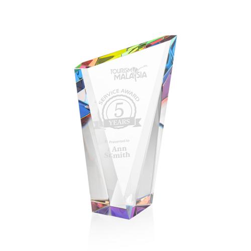 Corporate Awards - Sales Awards - Plymouth Prismatic Peak Crystal Award