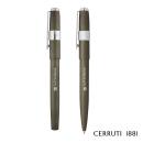 Cerruti 1881&reg; Block Brushed Ballpoint Pen & Fountain Pen Set