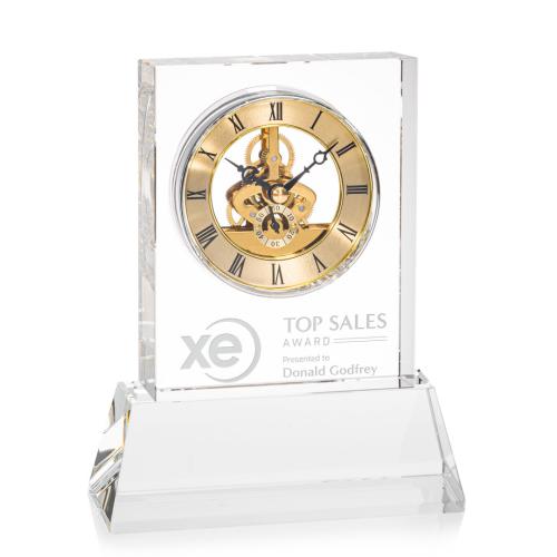 Corporate Recognition Gifts - Clocks - Ashland Clock on Base