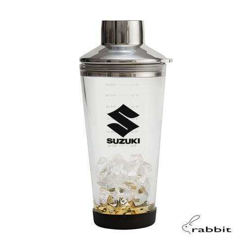 Corporate Recognition Gifts - Etched Barware - rabbit® Glass Cocktail Shaker - 18oz