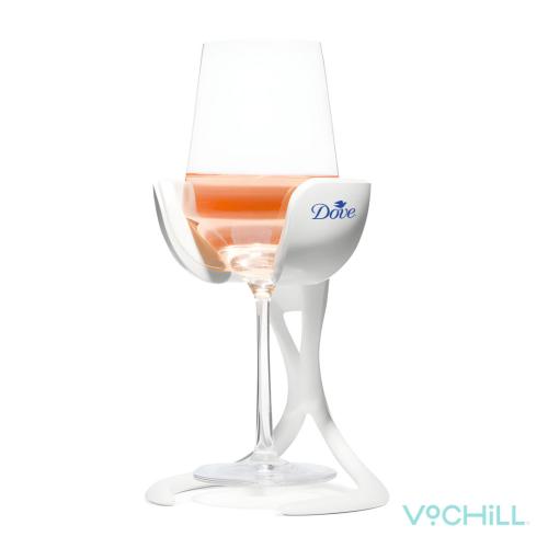 Corporate Recognition Gifts - Etched Barware - VoChill™ Stemmed Wine Chiller 