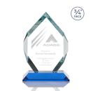 Royal Diamond Sky Blue Crystal Award