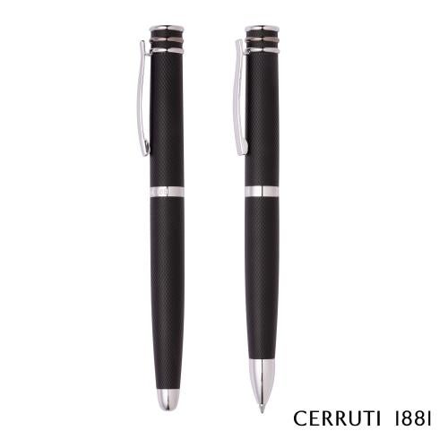 Corporate Recognition Gifts - Executive Gifts - Cerruti 1881&reg; Austin Diamond Ballpoint & Fountain Pen Set
