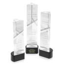 Oakham Black on Paragon Base Obelisk Crystal Award