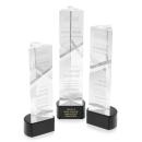 Oakham Black on Paragon Base Obelisk Crystal Award
