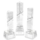 Oakham Clear on Robson Base Obelisk Crystal Award