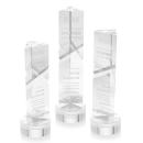 Oakham Clear on Stanrich Base Obelisk Crystal Award