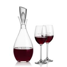 Juliette Decanter & Woodbridge Wine - Etched Barware
