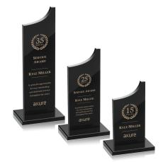 Berrattini Black Peak Crystal Award - Sales Awards