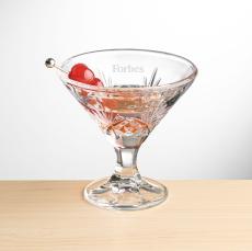 Brinkley Martini - 6oz - Etched Barware