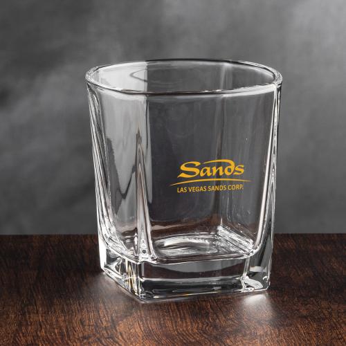 Corporate Recognition Gifts - Etched Barware - Arcadia Whiskey Taster - Imprinted
