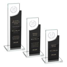 Maranella Black  Obelisk Crystal Award - Crystal Pillar Awards