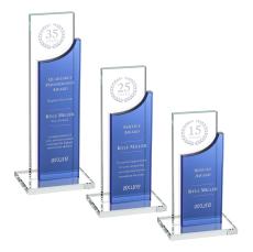 Maranella Blue  Obelisk Crystal Award - Crystal Pillar Awards