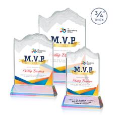 Kilimanjaro Full Color Prismatic on Newhaven Peak Crystal Award - Corporate Awards