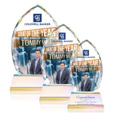 Wilton Full Color Prismatic on Newhaven Arch & Crescent Crystal Award - Corporate Awards