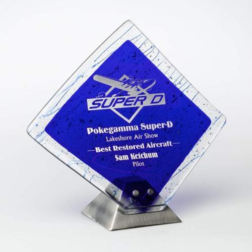 Corporate Awards - Modern Awards - Solitaire Diamond Glass Award