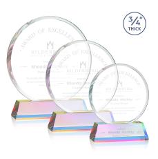 Blackpool Prismatic on Newhaven Circle Crystal Award - Corporate Awards