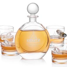 Bonello Decanter & Havana Set - Etched Barware