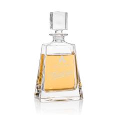 Arcadia Decanter & Lid - Etched Barware