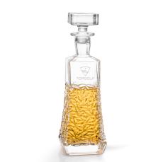Burnell Decanter & Lid - Etched Barware