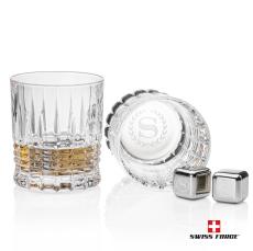 Swiss Force S/S Ice Cubes & 2 Princeton OTR - Etched Barware