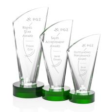 Brampton Green Peak Crystal Award - Sales Awards