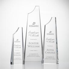 Middleton Clear Obelisk Crystal Award - Sales Awards