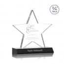 Chippendale Star Black Star Crystal Award