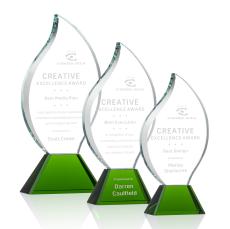 Norina Green Flame Crystal Award - Corporate Awards