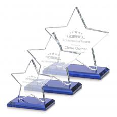 Employee Gifts - Sudbury Blue Star Crystal Award