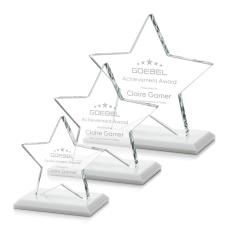 Sudbury White Star Crystal Award - Crystal Awards