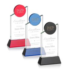 Fleet Optical Circle Crystal Award - Crystal Awards