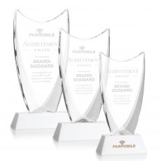 Employee Gifts - Dawkins White Peak Crystal Award