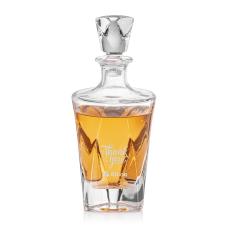 Oakhaven Decanter & Lid - Etched Barware