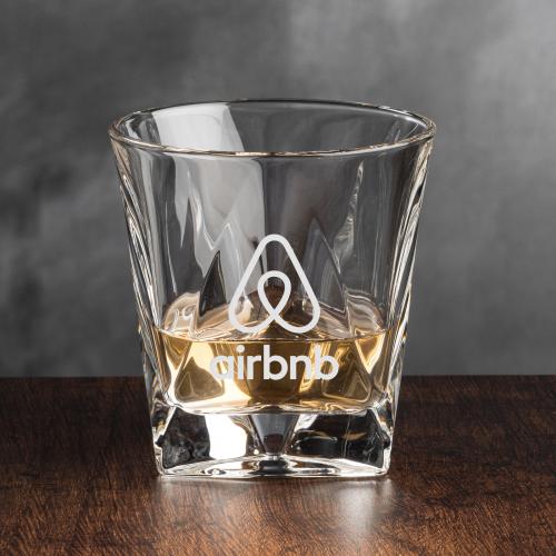 Corporate Recognition Gifts - Etched Barware - Oakhaven Whiskey Taster - Deep Etch