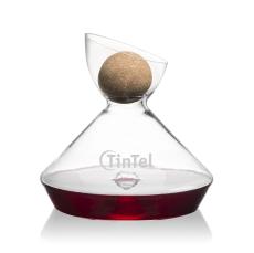 Woodbury Carafe w/Cork Stopper - Etched Barware