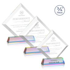 Belaire Prismatic on Newhaven Base Crystal Award - Corporate Awards