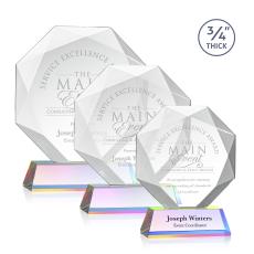 Bradford Prismatic on Newhaven Base Crystal Award - Corporate Awards