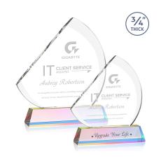 Nantucket Prismatic on Newhaven Sail Crystal Award - Corporate Awards